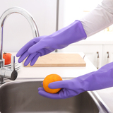 芳碧pvc加厚乳胶塑胶家务手套 不加绒家务家用洗碗手套 防水手套