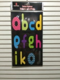 外贸原单 英文字母贴纸儿童房装饰墙贴幼儿园教室贴画
