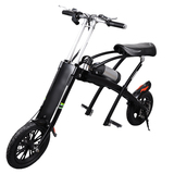 嗨车族折叠电动车自行车12寸哈雷便携两轮成人代步车迷你款锂电池