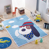 欧式卡通婴儿童爬爬垫全棉地垫加厚可水洗客厅卧室地毯宝宝爬行垫