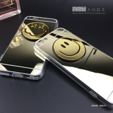 韩国权志龙同款iphone6/6s 5s笑脸手机壳6Plus镜面GD笑脸保护套软
