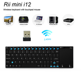 Rii i9 蓝牙键盘 苹果手机笔记本电脑ipad平板USB充电无线键盘