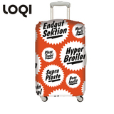 德国LOQI新品加厚耐磨行李箱保护套新秀丽通用防尘高弹箱套潮流