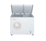 美的新款160L/182卧式冰柜冷柜冷冻冷藏保鲜速冻小型双温家用商用