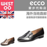 Ecco/爱步2016春夏新款正装平底单鞋女鞋359123海外直邮专柜正品