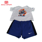 小邵运动汇 专柜正品 Nike耐克 644513-100 幼童短袖短裤针织套装