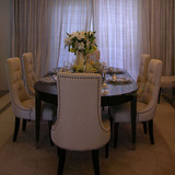 欧式餐桌椅组合新古典餐桌椅实木餐桌椅美式餐桌法式餐桌一桌6椅