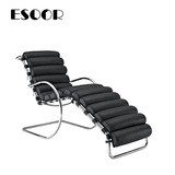 艺说 Mr chaise lounge chair 欧式椅子现代休闲躺椅不锈钢靠背椅
