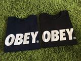 【现货秒发】OBEY Basic Logo Tee 基础 黑白 经典Logo 短袖 T恤