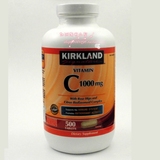 促销 美国kirkland可兰纯天然vc维生素C 1000mg500粒 咀嚼片橙味