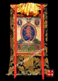 藏宝阁西藏藏式老唐卡画挂画金刚亥母那若卡居空行母之三密宗佛像