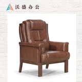 广州高档办公家具会议椅办公椅老板椅真皮椅环保实木腿可躺非升降