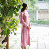 【榭寄生】【何梵思】改良日常旗袍连衣裙长款中式修身女春夏装新