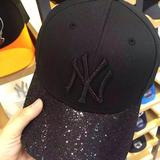 韩情之缘 韩国专柜正品代购MLB-NY亮片棒球帽鸭舌帽太阳帽运动帽