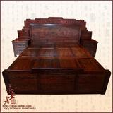 红木床家具高箱储物中式床实木双人床婚床 南美酸枝大床鸳鸯1.8米