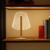 创意正品3D视觉立体台灯 客厅卧室夜灯浪漫礼品 亚克力灯罩小台灯