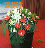 上海台花会议桌花鲜花商务签到演讲台发布会鲜花速递同城会展礼仪