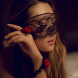 性感女式情趣内衣套装诱惑玫瑰花朵手链套手套手铐眼罩游戏女制服