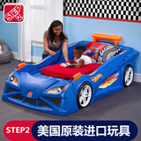 包邮正品STEP2美国原装进口儿童汽车床可变换跑车床婴幼儿玩具床