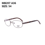 Montblanc 万宝龙 MB207  枪灰色  全框商务型眼镜架 男女款