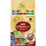包邮新品日本进口UCC高级滤泡式挂耳咖啡滴漏黑咖啡六种口味12片