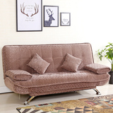 简易客厅时尚布艺小户型沙发现代简约新款可拆洗三人组折叠沙发床
