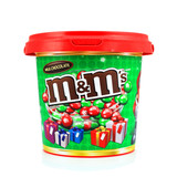 新西兰进口MM豆mms圣诞节桶装 mm巧克力豆 牛奶巧克力710g现货