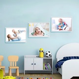 儿童房装饰画 母婴店可爱宝宝挂画卧室床头婴儿画餐厅墙画有框画