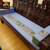 中式刺绣花抱枕靠垫套坐垫红木实木沙发垫坐垫圈椅餐椅垫加厚定制