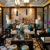 时尚现代中式美式客厅茶几沙发地毯卧室床边玄关手工腈纶地毯满铺