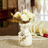 欧式创意陶瓷迷你小花瓶摆件客厅餐桌装饰插花花器花插家居工艺品