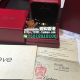 卡地亚 LOVE宽版18K玫瑰金戒指 B4084800 香港专柜正品代购