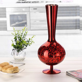 欧式彩色玻璃花瓶 现代时尚餐桌陈列艺术品 创意家居装饰摆件花插
