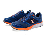 乔丹100%专柜正品2016最新款时尚男式蓝色秋季透气运动鞋跑步网鞋
