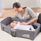 外出便携式婴儿床宝宝分隔床安全折叠小床可爱多功能旅行床床中床