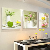 餐厅装饰画水果挂画简约无框画现代客厅墙壁画厨房饭厅画 冰晶画