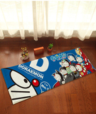 卡通哆啦A梦机器猫绒面地垫床边浴室飘窗长条吸水防滑地毯包邮
