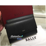 可乐美国12年正品代购 BALLY巴利 长款钱包 真皮翻盖款 风琴款
