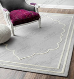 简约现代客厅宜家地毯 欧式茶几沙发地毯卧室样板间几何地毯定制