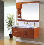 浴室柜全铜欧式面盆抽拉冷热水龙头入墙式金色洗手盆水龙头三件套