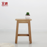 木標 老榆木小凳子小板凳实木凳子现代简约小木头凳子餐椅凳包邮