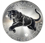1430投资银币=2016 加拿大 捕食者系列 美洲豹999银币
