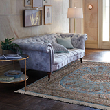 伊朗进口欧美古典时尚民族风波斯圆毯客厅茶几卧室沙发地垫地毯