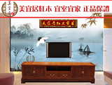 缅甸花梨大果紫檀红木电视柜家具 2.2米古典雕花实木客厅电视柜
