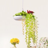 现代简约创意个性铝材空中盆栽吊灯植物餐厅吧台阳台装饰铝材吊灯