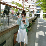 蝇蝇2016夏装新款 韩版纯色冰丝蝙蝠开衫女修身显瘦短外套防晒衫