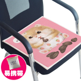 萌宠学生坐垫椅垫棉麻坐垫椅子板凳垫防滑椅子垫餐椅垫办公室坐垫