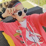 夏季新款薄款开衫韩国学生连帽褂子透明空调衫针织衫防晒衣外套女