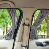 车窗通用型隔热汽车窗帘遮光布夏季防晒紫外线车用遮阳帘轨道侧挡