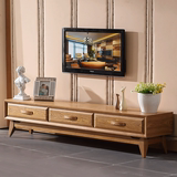 北欧实木电视柜宜家创意简约现代小户型客厅地柜日式电视机柜矮柜